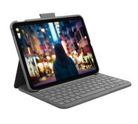 Logitech Slim Folio QWERTY UK English Bluetooth Grey