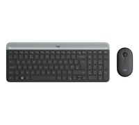 Logitech MK470 keyboard RF Wireless QWERTZ German Graphite