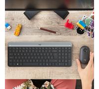 Logitech Slim Wireless Combo MK470 keyboard RF Wireless QWERTY US International Graphite