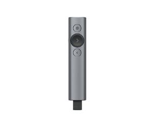Logitech Spotlight Plus Presentation remote with advanced pointer system and easy 3-button navigation.