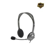 Logitech Stereo Headset H110 Wired Head-band Office/Call center Grey