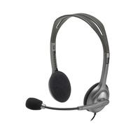 Logitech Stereo Headset H110 Wired Head-band Office/Call center Grey