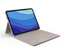 Logitech Tablet Keyboard for iPad 11 Inch 1st 2nd and 3rd Gen Smart Connector Sand