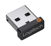 Logitech Unifying USB Receiver, 2.4 GHz Wireless Technology, Compatible with USB Port and All Unifying Devices such as Wireless Mouse and Keyboard, PC/Mac/Laptop - Black