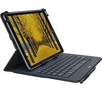Logitech Universal Folio iPad or Tablet Case, QWERTY Italian Layout - Black