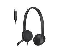 Logitech USB Headset H340, Stereo, USB Headset for Windows and Mac - Black
