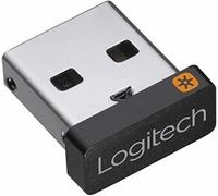Logitech USB Unifying Receiver, 2.4 GHz Wireless Technology, USB Plug Compatibl