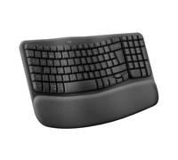 Logitech Wave Keys draadloos ergonomisch toetsenbord - Grafiet, Pan Nordic QWERT