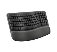 LOGITECH Wave Keys Wireless Keyboard Ð Graphite, Black