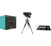 Logitech C922 Pro Stream Webcam, Full HD 1080p Streaming with Tripod and Free 3-month XSplit License - Black
