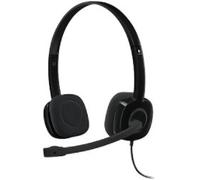 Logitech Wired Headset Over-the-head 3.5 mm Jack with Microphone Stereo H111 Black