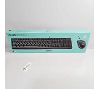 Logitech MK120 Wired Keyboard and Mouse for Windows, QWERTY Bulgarian Layout - Black
