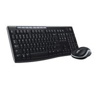 Logitech Wireless Keyboard and Mouse MK270 QWERTY GB Black
