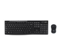 Logitech Wireless Combo MK270 keyboard USB AZERTY French Black