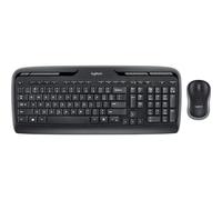 Logitech Wireless Keyboard and Mouse MK330 QWERTY Black