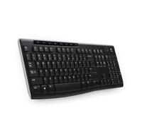 Logitech Wireless Keyboard K270. Keyboard form factor: Full-size (100%). Keyboard style: Straight. Connectivity technology: Wireless Device interface: RF Wireless Keyboard layout: QWERTY Recommended u