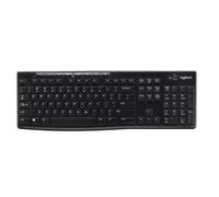Logitech Wireless Keyboard K270. Keyboard form factor: Full-size (100%). Keyboard style: Straight. Connectivity technology: Wireless Device interface: RF Wireless Keyboard layout: AZERTY Recommended u