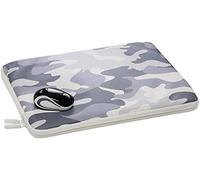 Logitech Wireless Mini Mouse M187 & 14" Sleeve Bundle - Black/Gray Camo