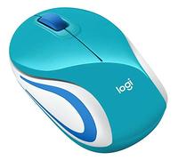 Wireless Mini Mouse M187, Pocket Sized Portable Mouse for Laptops, Teal