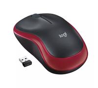 Logitech Wireless Mouse M185 Ambidextrous Optical RF Wireless 1000 DPI Red