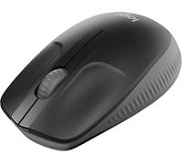 Logitech Wireless Mouse M190, Full Size Ambidextrous Curve Design, 18-Month Bat