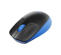 Logitech Wireless Mouse M190, Full Size Ambidextrous Curve Design, 18-Month Battery with Power Saving Mode, USB Receiver, Precise Cursor Control + Scrolling, Wide Scroll Wheel, Scooped Buttons - Blue