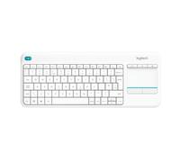 Logitech Wireless Touch K400 Plus keyboard Home RF Wireless Swiss White