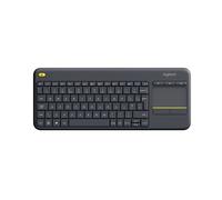 Logitech K400 Plus Wireless Touch Keyboard with Media Control and Touchpad, UK