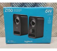 Logitech Z150 6W Stereo Speakers Midnight Black NEW & SEALED