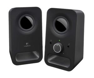 Logitech Z150 Wired Speakers, 2.0 Channels, 6 W, Black