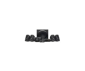 Logitech Z906 5.1 Surround Sound Speaker System, THX, Dolby & DTS Certified, 1000 Watts Peak Power, Multi -Device, Multiple Audio Inputs, UK Plug, P