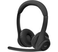 Logitech Zone 300 Wireless Bluetooth Headset With Noise-Cancelling Microphone, Compatible with Windows, Mac, Chrome, Linux, iOS, iPadOS, Android - Black