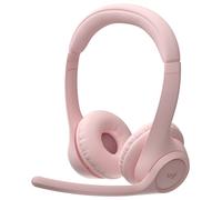 Logitech Zone 300 Wireless Bluetooth Headset With Noise-Cancelling Microphone, Compatible with Windows, Mac, Chrome, Linux, iOS, iPadOS, Android - Off-White