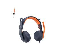 Logitech Zone Learn Wired Headset with Microphone for Learners, Comfortable and Adjustable Fit for Kids, 3.5mm AUX, for Windows/MacOS/iPadOS/Android/Mobile - On-Ear, Blue