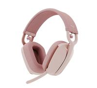 Logitech Zone Vibe 100 Lightweight Wireless Over-Ear Headphones with Noise-Cancelling Microphone, Advanced Multipoint Bluetooth Headset, Works with