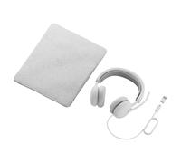 Logitech Zone Wired 2 White Teams Microsoft Teams-certified USB-C wired headset with adaptive hybrid ANC, dual AI microphones and comfortable design