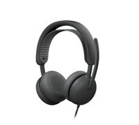 Logitech Zone Wired 2 Graphite Teams Wired USB-C headset for Microsoft Teams with adaptive hybrid ANC, dual AI microphones and premium certification