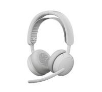 Logitech Zone Wireless 2 ES - Noise-Canceling Wireless Headset with Adaptive Hybrid ANC, Bluetooth, Off-White
