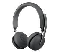 Logitech Zone Wireless 2 Premium Noise Cancelling Headset - Graphite | Wireless headphones on ear, certified for Microsoft Teams over native Bluetooth, flip-to-mute mic