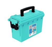 LOGIX 12533 Teal Craft Organizer, Art Supply Organizer and Storage, Lockable School Supplies Organization, Moisture Resistant, Made in USA