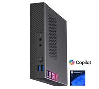 LOGIX 14th Gen Intel i5 10 Core 4.70GHz 1 Litre Mini Business / Security PC for Alarm & Door Entry Systems with 16GB RAM 500GB NVMe SSDWiFi BT Windows 11 Pro Keyboard & Mouse Intel Core i5 DDR5-SDRAM