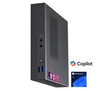 LOGIX 14th Gen Intel i5 10 Core 4.70GHz 1 Litre Mini Business / Security PC for Alarm & Door Entry Systems with 16GB RAM, 500GB NVMe SSD,WiFi BT, Windows 11 Pro, Keyboard & Mouse Intel® Core™ i5 DDR5-