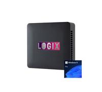 LOGIX Intel Core i5-1335U 4.6GHz 10 Core CPU 1 x DDR4 16GB SO-DIMM 500GB Kingston NVMe Wireless AX & Bluetooth 5.2 Windows 11 Pro - Pre-Built Intel Core i5 SSD Black