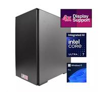Logix Intel Core Ultra 7 Ai Powered 20 Core 3.90Ghz (5.50Ghz Boost) Npu With 13 Tops 32Gb Kingston Ddr5 Memory 1Tb Kingston Nvme Gigabyte Rtx 4060 8Gb 4Xmonitor 2 X 2.5Gb Lan Windows 11 Pro