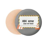 Logo 404 Error Page Not Found Air Cushion Makeup Foundation Sponge Powder Puff