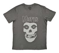 Logo And Fiend T Shirt Misfits Grey M