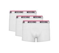 Logo Band set of 3 boxers- male- Moschino- Underpants- White- L- Underwear L