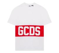 Logo Band T-shirt - male - GCDS - T-Shirts - White - L - Tops L