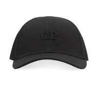Logo Baseball Cap in Gabardine Cotton - male - C.P. Company - Hats & Caps - Black - ONE SIZE - Accessories ONE SIZE