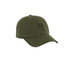 Logo baseball cap KnowledgeCotton Apparel Twill Vert L/XL